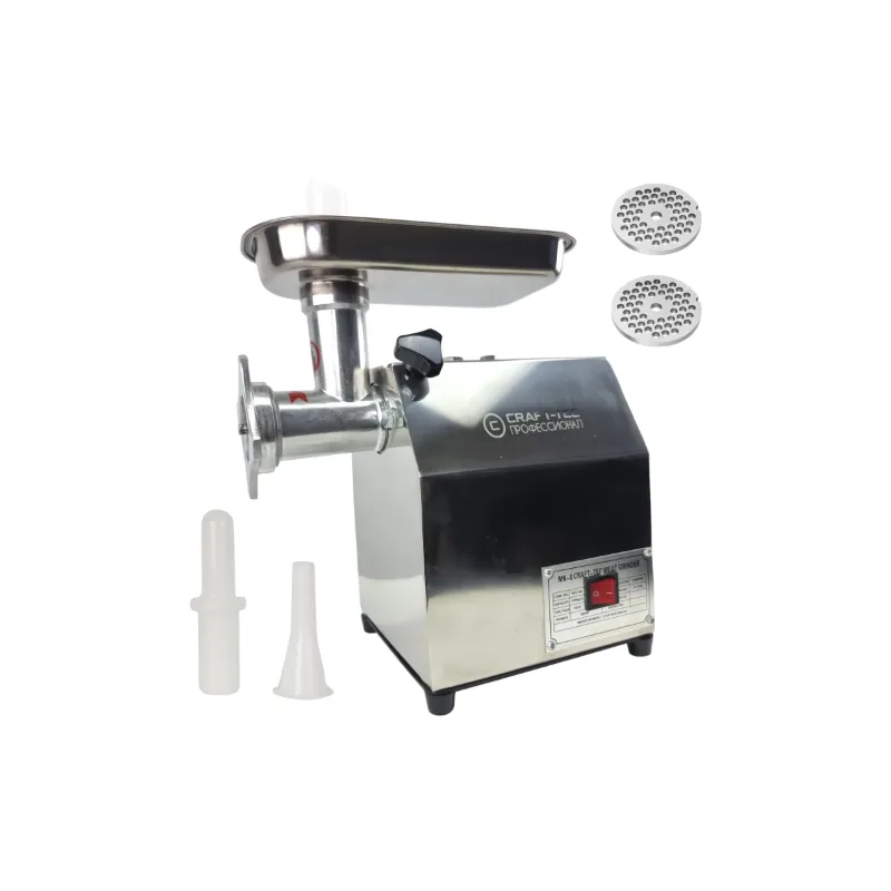 Masina de tocat carne, profesionala, Craft-Tec MK-8, 800W, 100 Kg/h, Inox