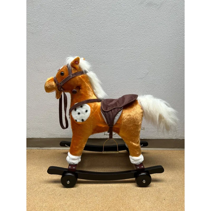 Balansoar tip calut dotat cu sunete pentru cei