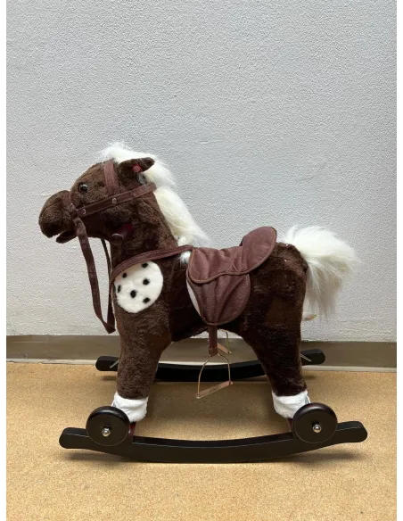 Balansoar tip calut dotat cu sunete pentru cei