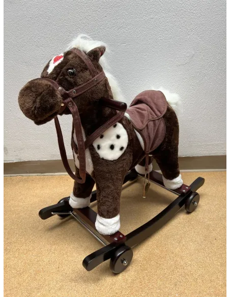 Balansoar tip calut dotat cu sunete pentru cei