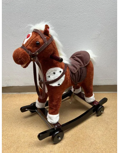 Balansoar tip calut dotat cu sunete pentru cei