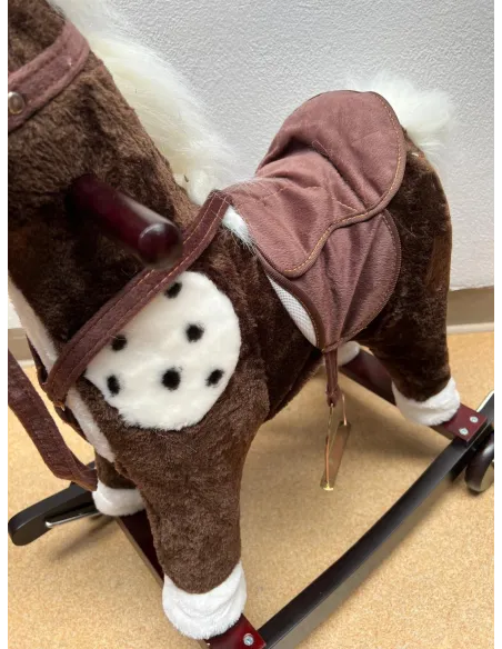 Balansoar tip calut dotat cu sunete pentru cei