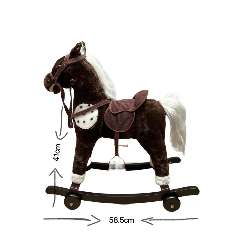 Balansoar tip calut dotat cu sunete pentru cei