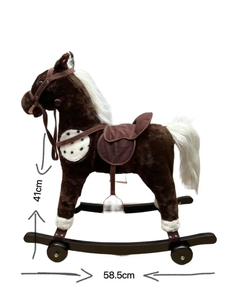 Balansoar tip calut dotat cu sunete pentru cei