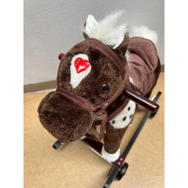 Balansoar tip calut dotat cu sunete pentru cei