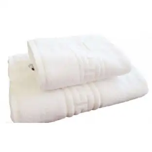 Set 2 Prosoape tip hotel,bumbac Pakistan model grecesc