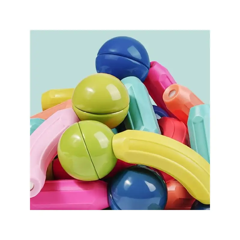 Magnetic Sticks 64 Piese – Jucărie Magnetică Educațională pentru Modele 3D