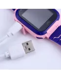 Smartwatch pentru copii cu monitorizare locatie, functie de telefon culoare Roz
