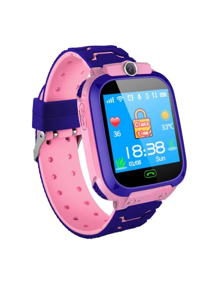 Smartwatch pentru copii cu monitorizare locatie, functie de telefon culoare Roz