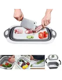 Tocator multifunctional, pliabil, cu dop, 40 x 30