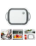 Tocator multifunctional, pliabil, cu dop, 40 x 30