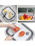 Tocator multifunctional, pliabil, cu dop, 40 x 30
