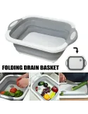 Tocator multifunctional, pliabil, cu dop, 40 x 30