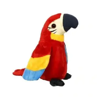 Jucarie de plus interactiva papagal vorbitor