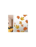 Set 2 x folie autoadeziva geam, frunze aramii, 45 x 500 cm
