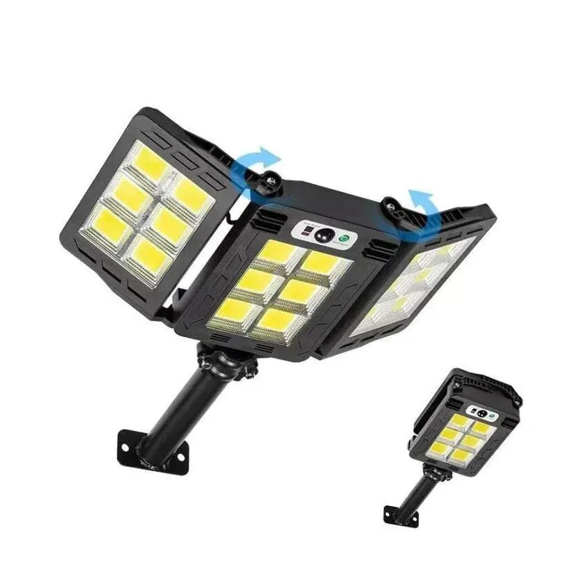 Lampa solara stradala tripla 100w cob