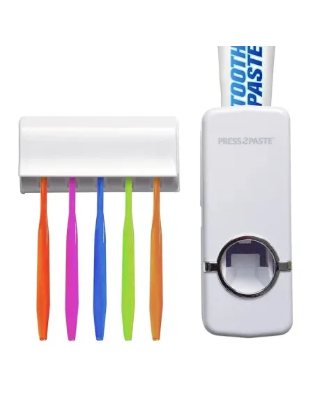 Dozator automat pasta de dinti + Cadou: Suport de