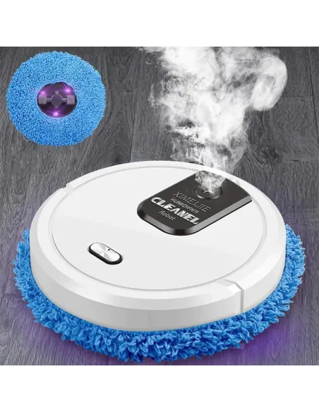 Mop inteligent cu functie de umidificator cu 2 lavete din microfibra incluse