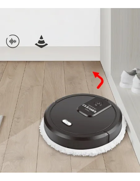 Mop inteligent cu functie de umidificator cu 2 lavete din microfibra incluse