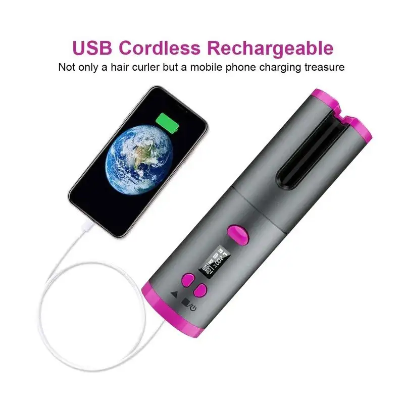 Ondulator ceramic de par, fara fir cu acumulator 2500mAh