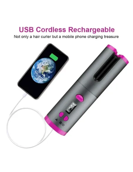 Ondulator ceramic de par, fara fir cu acumulator 2500mAh