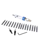 Set biti si adaptor bormasina cu 20 piese