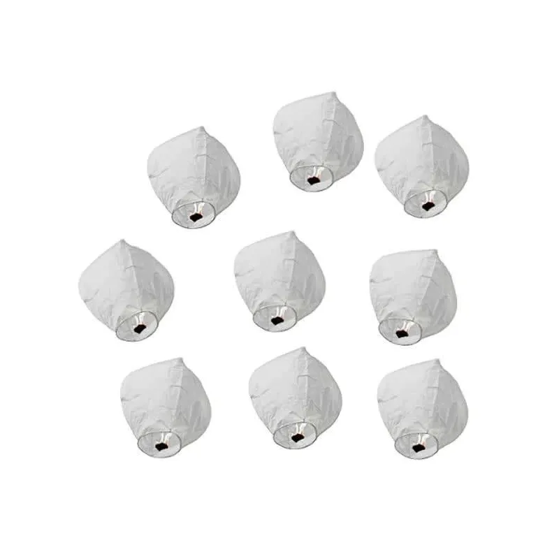 Set 10 lampioane zburatoare multicolore