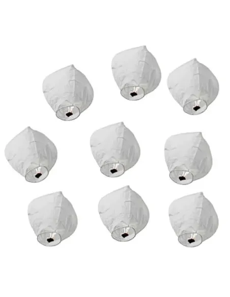 Set 10 lampioane zburatoare multicolore