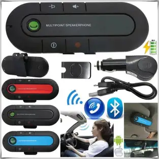 Car kit cu sistem handsfree, bluetooth, pentru apeluri telefonice 2