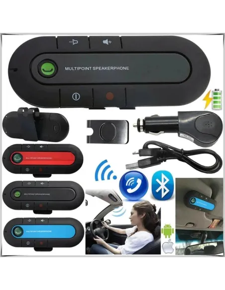 Car kit  cu sistem handsfree, bluetooth, pentru apeluri telefonice