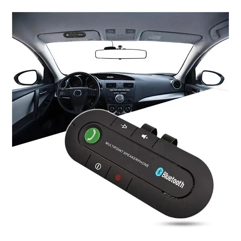 Car kit cu sistem handsfree, bluetooth, pentru apeluri telefonice
