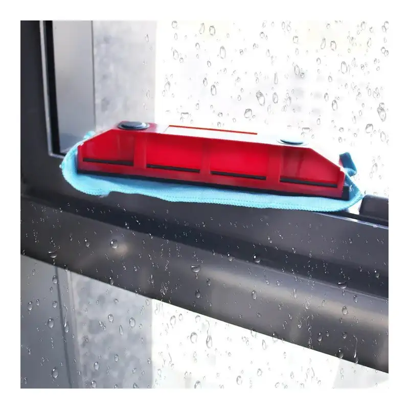 Stergator magnetic dublu pentru curatarea geamurilor