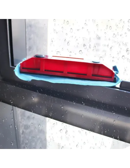 Stergator magnetic dublu pentru curatarea geamurilor