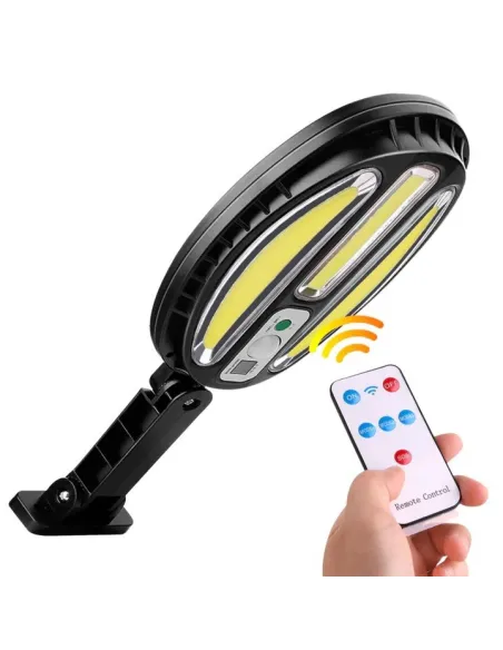 Lampa Solara, 30W, 106 LED COB, 3 moduri de functionare