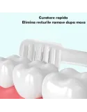 Periuta de dinti electrica pentru copii, 2 capete, rezistenta la apa