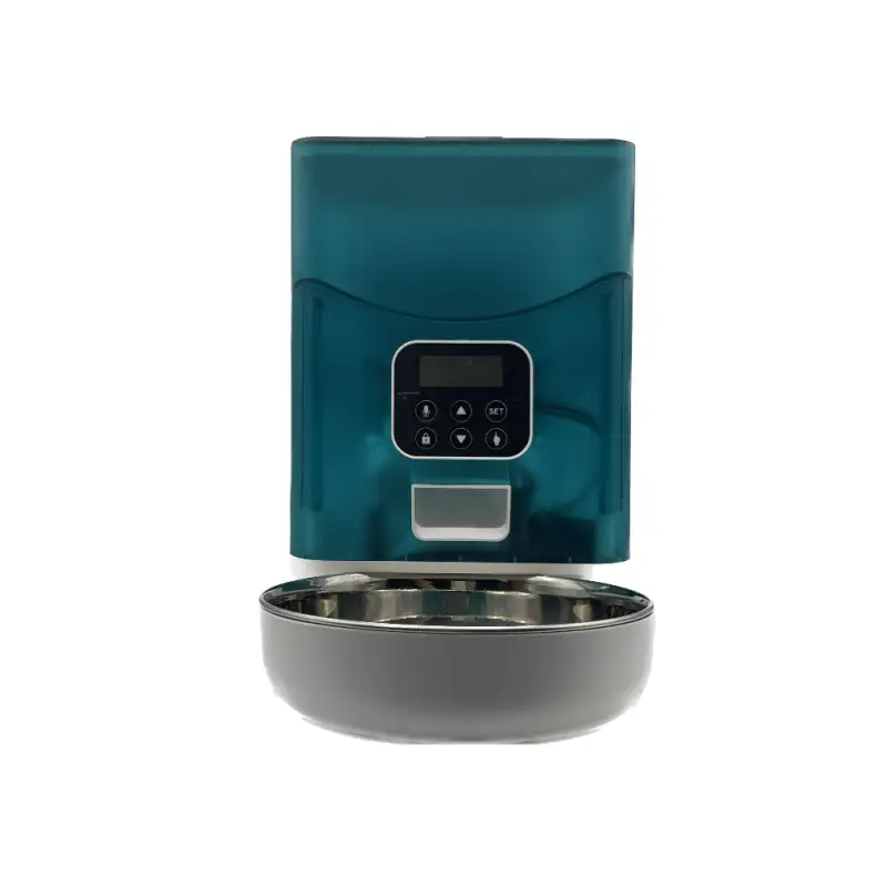 Dispenser automat hrana animalute, Inregistrare vocala, 3 L