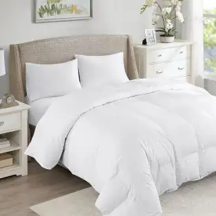 Pilota dubla cu puf siliconat + 2 perne 50 x 70 cm 2