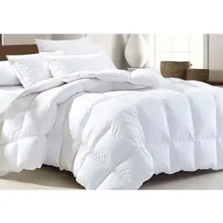 Pilota dubla cu puf siliconat + 2 perne 50 x 70 cm