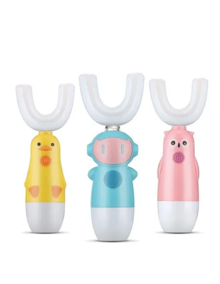 Periuta de dinti electrica pentru copii, forma de U