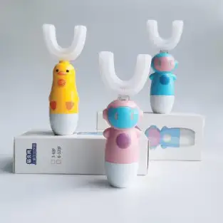 Periuta de dinti electrica pentru copii, forma de U 2