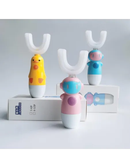 Periuta de dinti electrica pentru copii, forma de U