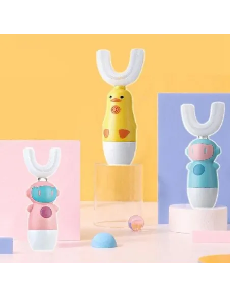 Periuta de dinti electrica pentru copii, forma de U