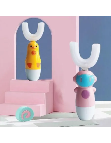 Periuta de dinti electrica pentru copii, forma de U