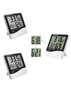 Set 3 x Termohigrometru digital - statie meteo
