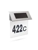 Numar de casa LED, incarcare solara