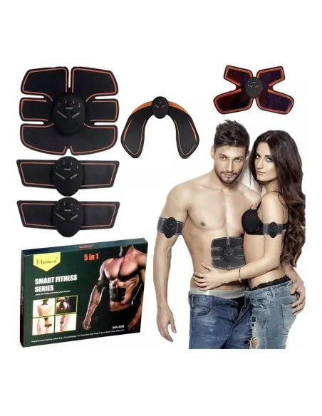 Kit fitness electrostimulare musculara si tonifiere, 5 dispozitive