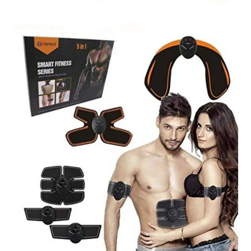 Kit fitness electrostimulare musculara si tonifiere, 5 dispozitive