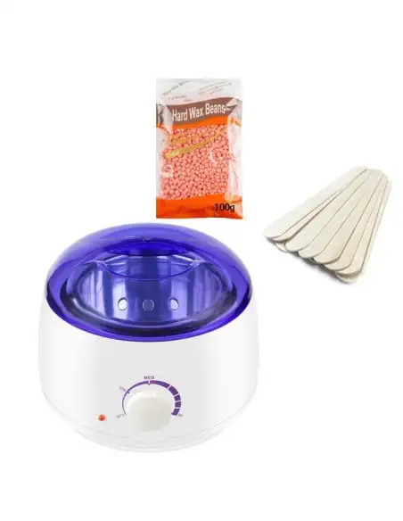 Kit epilare: Incalzitor de ceara + Benzi epilat +