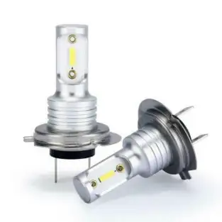 Set 2 becuri auto LED H7, 4000LM, 6000K, 80W 2