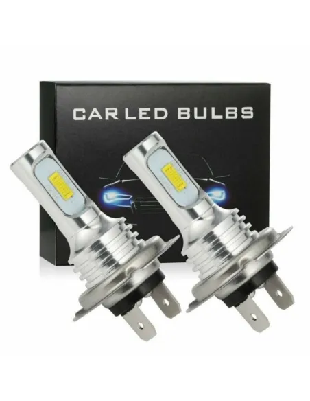 Set 2 becuri auto LED H7, 4000LM, 6000K, 80W